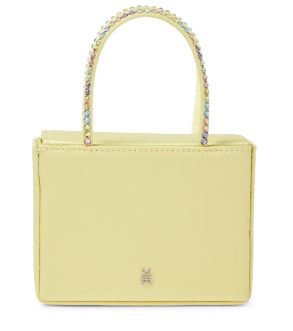 Gilda Super Mini embellished satin tote