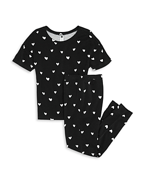 Honeydew Girls' Heart Short Sleeve & Pants Pajama Set - Little Kid, Big Kid