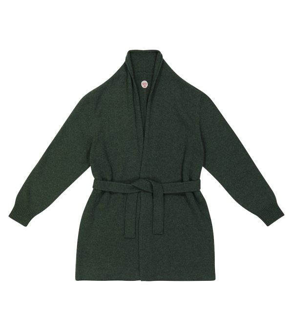 Huey belted cashmere cardigan