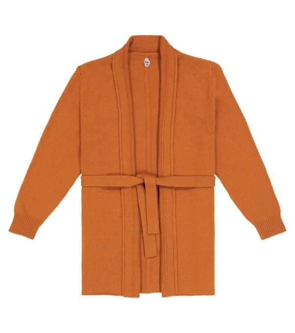 Huey belted cashmere cardigan