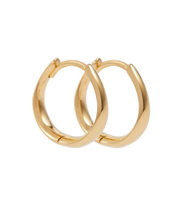 Intrinsic Medium 18kt gold-vermeil hoop earrings