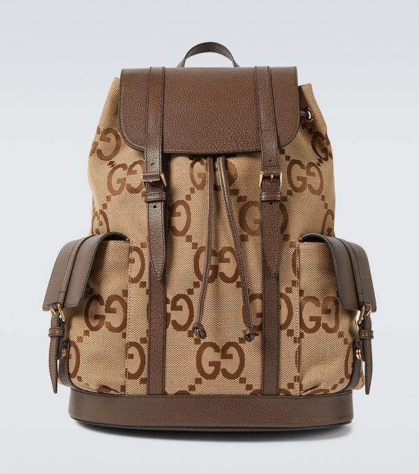 Jumbo GG canvas backpack