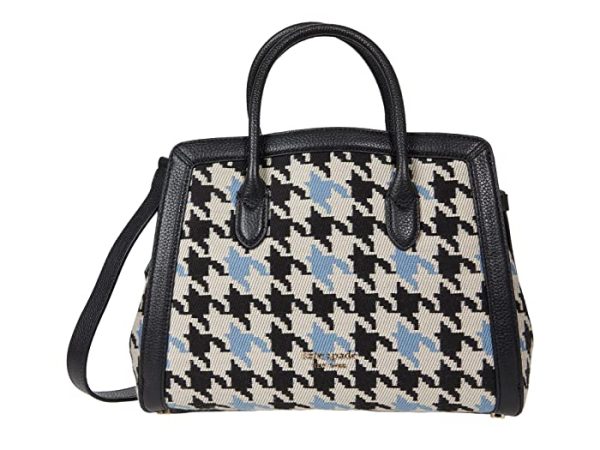 Kate Spade New York Knott Houndstooth Medium Satchel