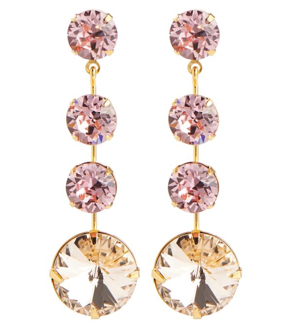 Lauryn embellished drop earrings