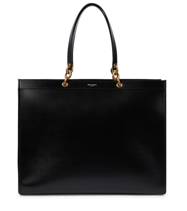 Le Maillon Large leather tote