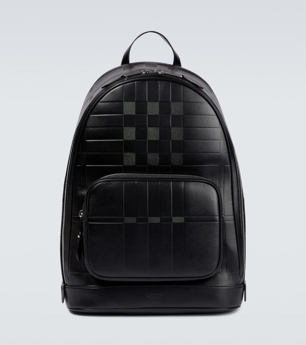 Leather backpack