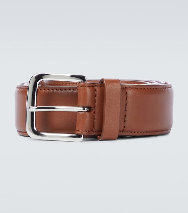 Leather belt