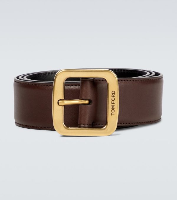 Leather belt