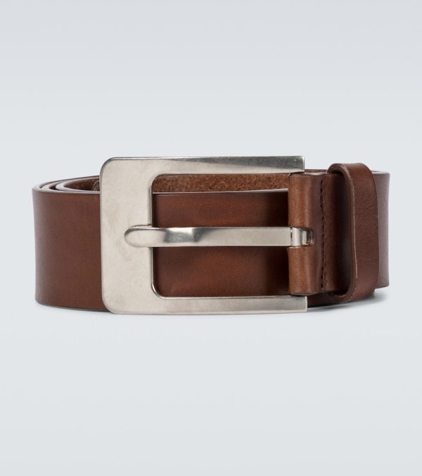 Leather belt