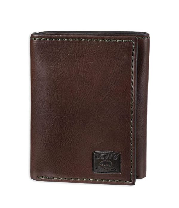 Levi's(r) Levi's Men's Trifold Wallet-Sleek and Slim Includes Id Window and Credit Card Holder