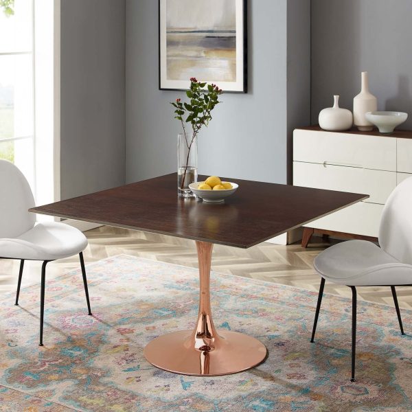 Lippa 47" Square Wood Dining Table
