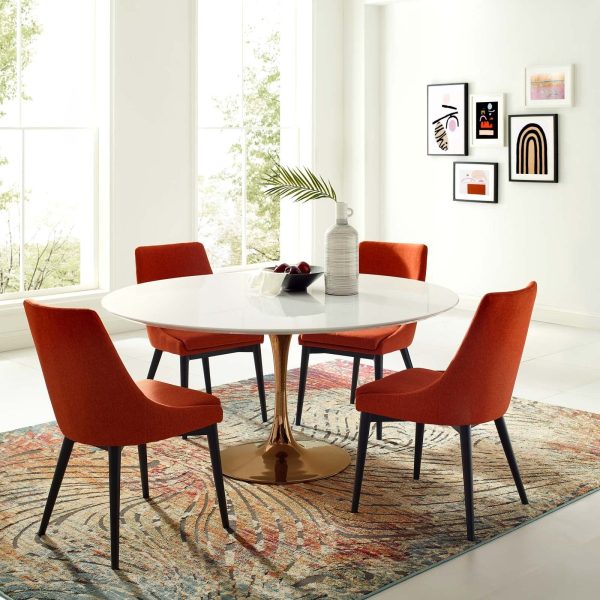 Lippa 60" Round Wood Dining Table