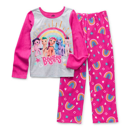 Little & Big Girls 2-pc. My Little Pony Pant Pajama Set, 10 , Pink