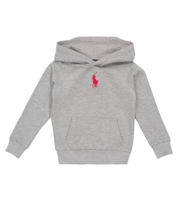 Logo cotton-blend hoodie