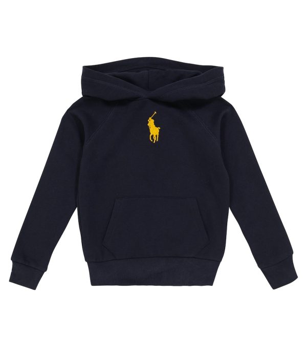 Logo cotton-blend hoodie