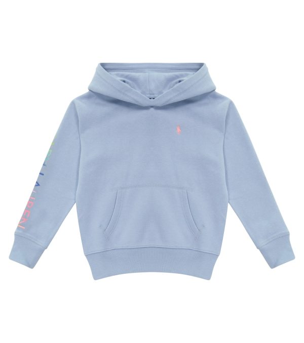 Logo cotton-blend hoodie