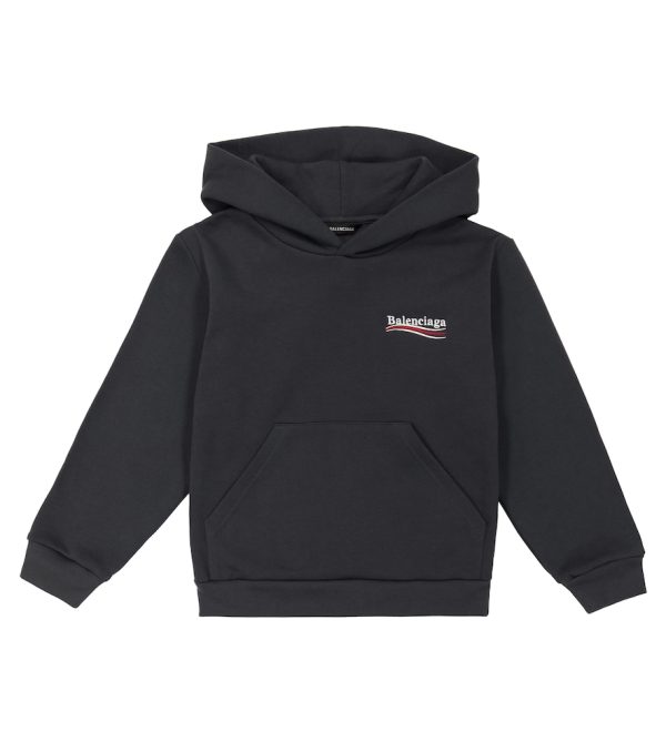 Logo cotton hoodie