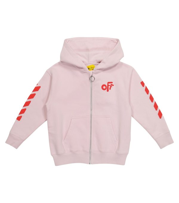 Logo cotton hoodie