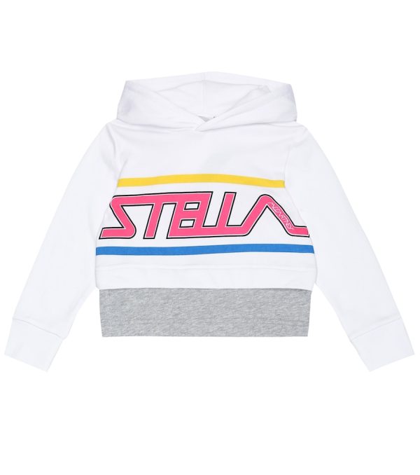 Logo cotton hoodie