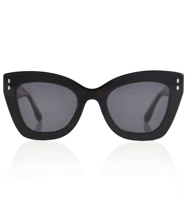 Logo-detailed cat-eye sunglasses