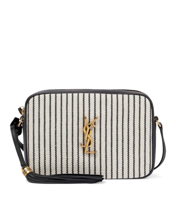 Lou Camera striped crossbody bag