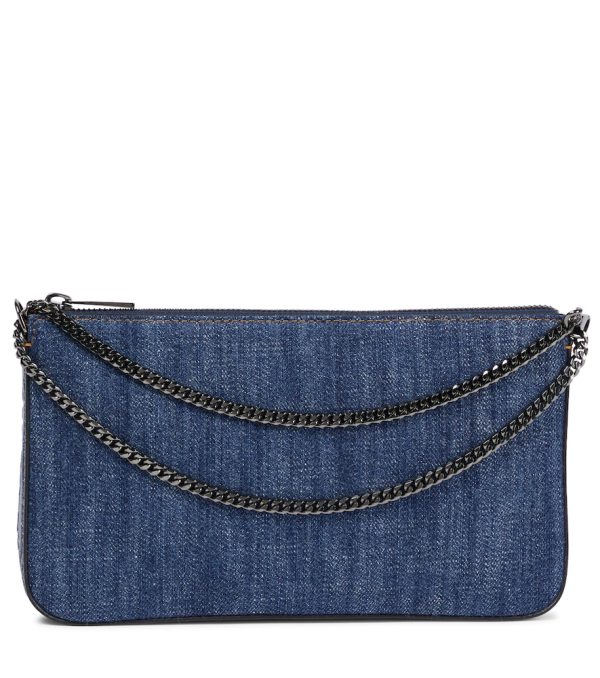 Loubila denim clutch