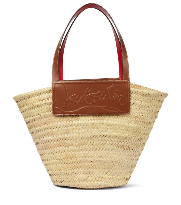 Loubishore Large raffia tote