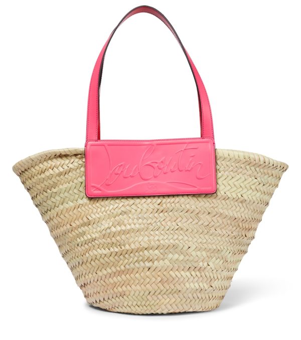 Loubishore Large raffia tote