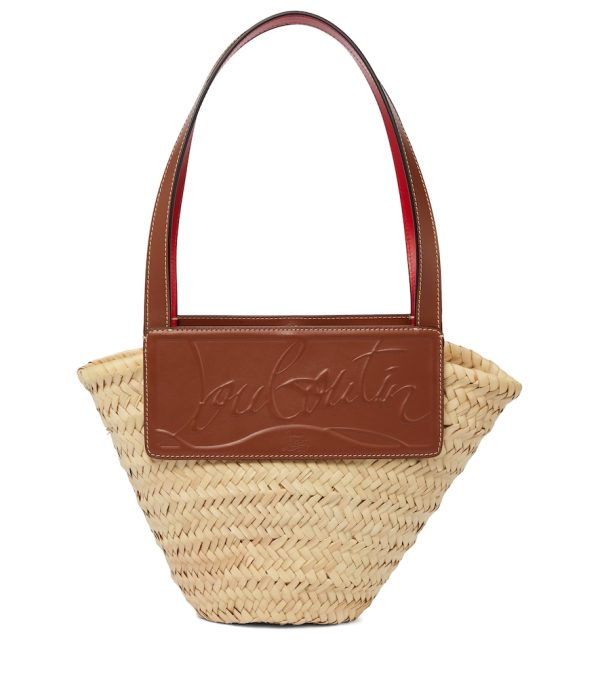 Loubishore Small raffia tote