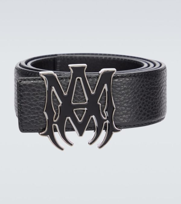 MA buckle leather belt
