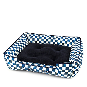 Mackenzie-Childs Royal Check Lulu Pet Bed, Small