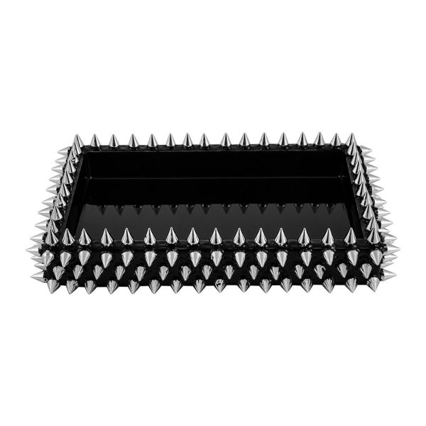 Mike + Ally - Spikes Tray - Silver/Black