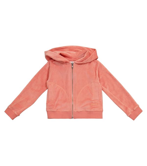 Milla zipped cotton-blend hoodie