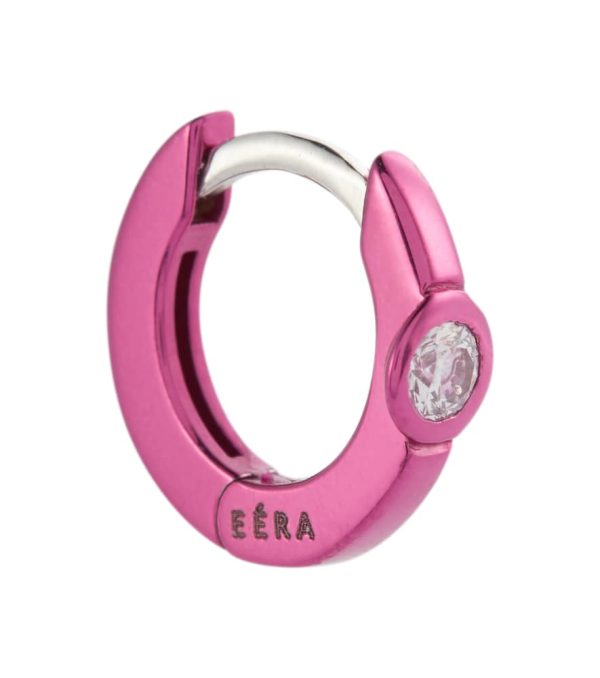 Mini EÉRA 18kt gold single earring with diamond