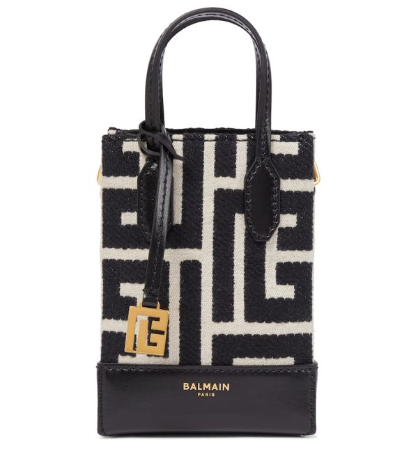 Monogram jacquard crossbody bag