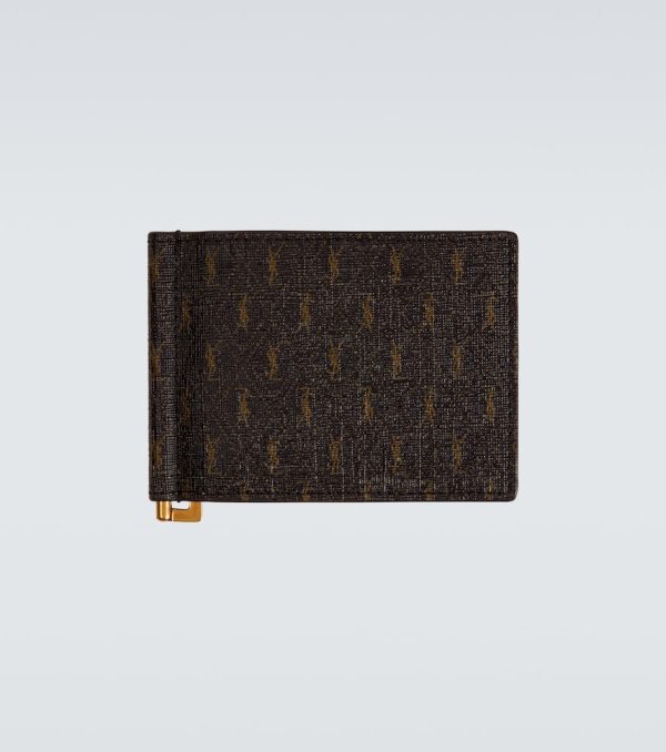 Monogram leather wallet