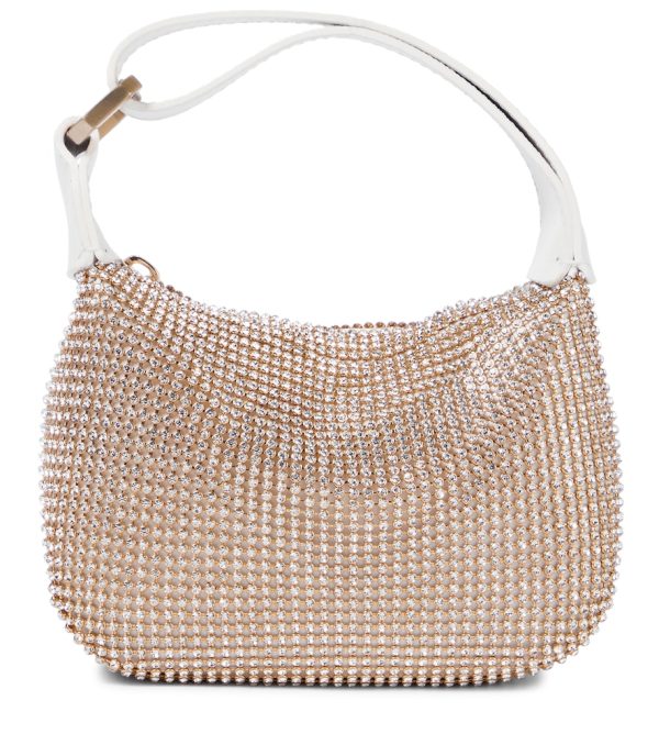 Moonbag Mini embellished leather clutch