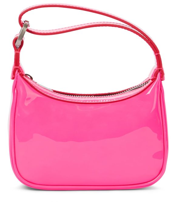 Moonbag Mini patent leather clutch