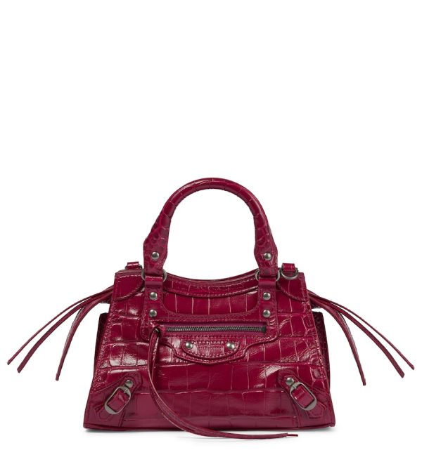 Neo Classic Mini croc-effect leather tote