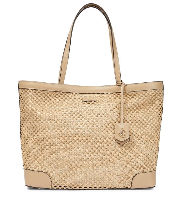 Nine2Five Medium raffia tote