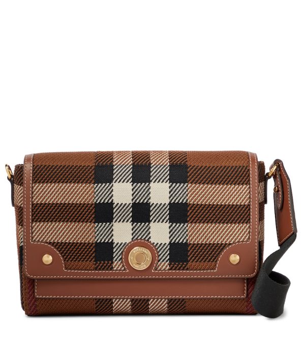 Note Medium checked crossbody bag