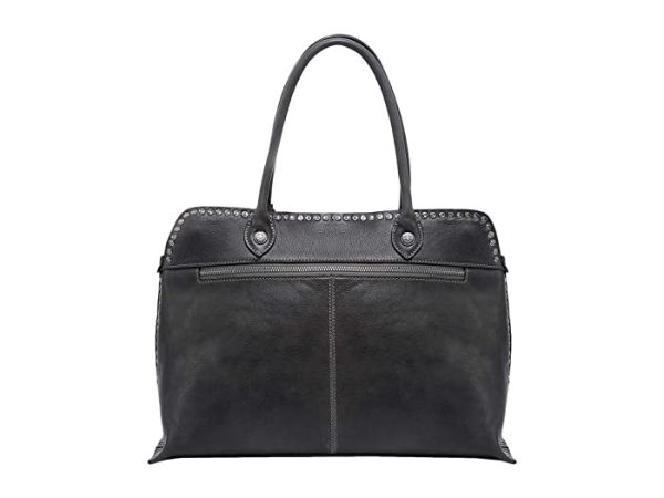 Old Trend Genuine Leather Soul Stud Satchel Bag