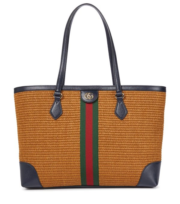 Ophidia Medium raffia tote