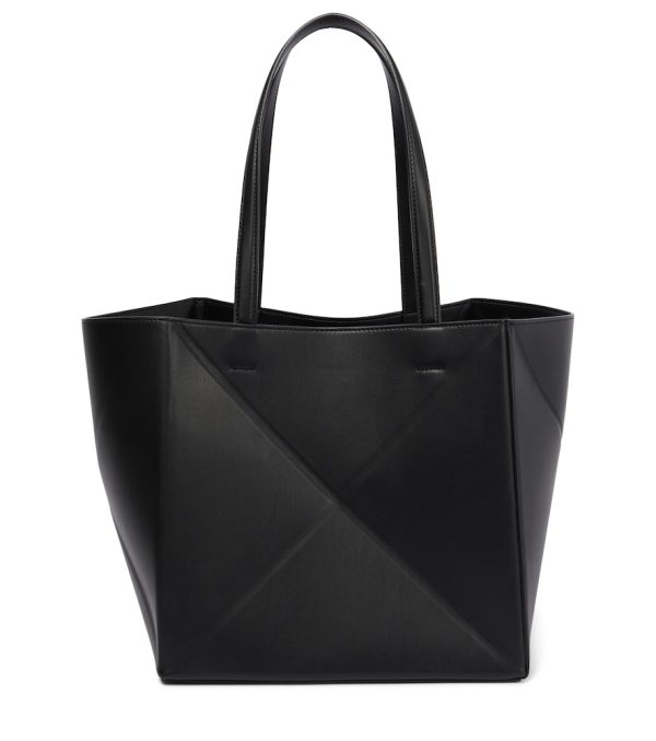 Origami vegan leather tote