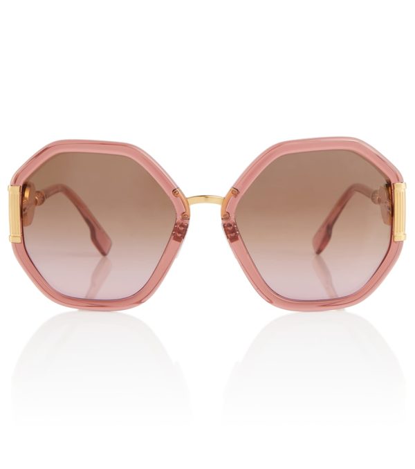 Oversized octagonal sunglasses