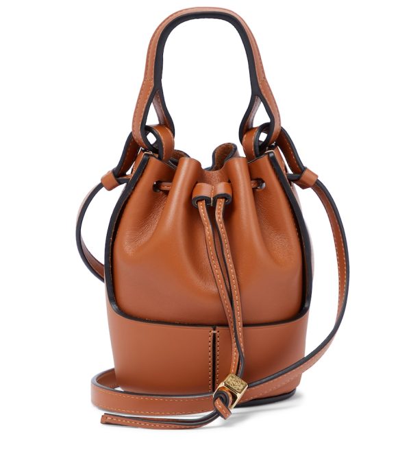 Paula's Ibiza Balloon Nano leather tote