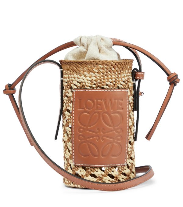 Paula's Ibiza raffia crossbody bag