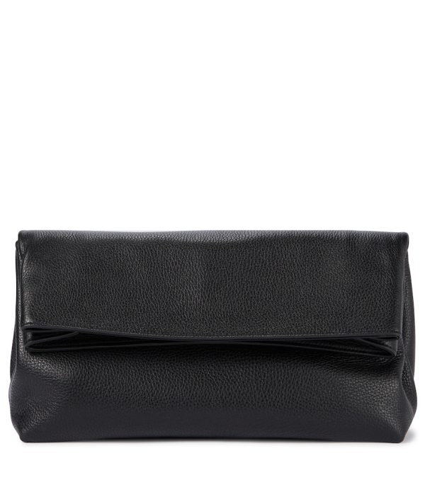 Phoebe leather clutch