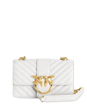 Pinko Love Mini Icon Leather Crossbody Bag