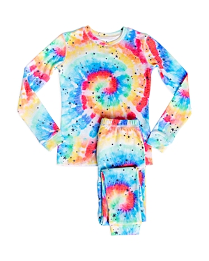 Pj Salvage Girls' Tie Dye Pajama Set - Little Kid, Big Kid